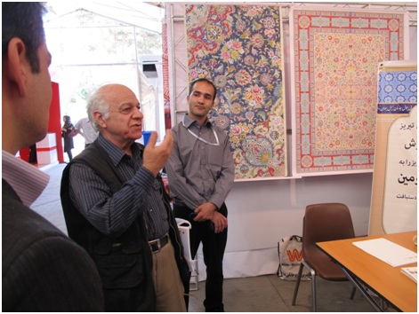 گزارش غرفه دانشگاه هنر اسلامی تبریز در بیست و دومین نمایشگاه فرش ایران