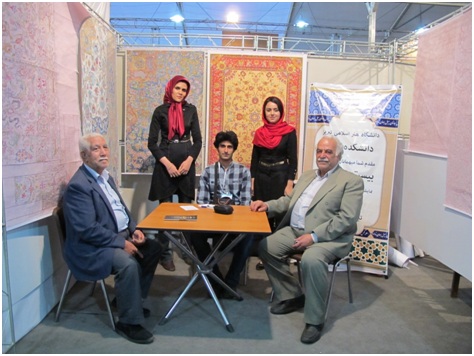 گزارش غرفه دانشگاه هنر اسلامی تبریز در بیست و دومین نمایشگاه فرش ایران